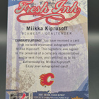 2007-08 FLEER ULTRA FRESH INK MIIKKA KIPRUSOFF AUTO - pikkukuva 2
