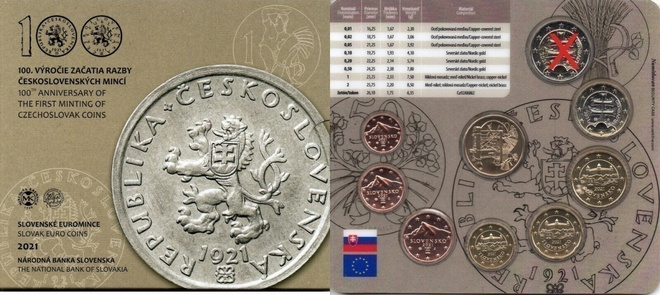 ** SLOVAKIA vajaa 2021 vuosisarja **