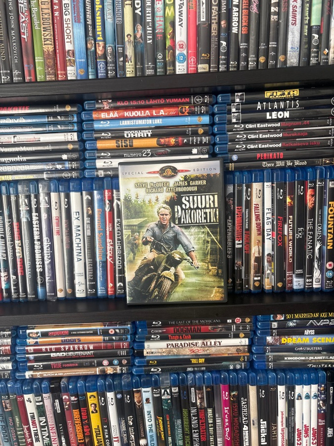 Suuri pakoretki (1963) suomijulkaisu Steve McQueen
