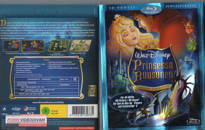 Prinsessa Ruusunen (Disney) (41 256) k -FI- BLU-RAY slipcase