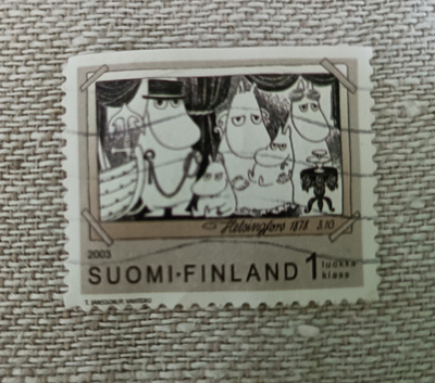 7 kpl Muumi postimerkki