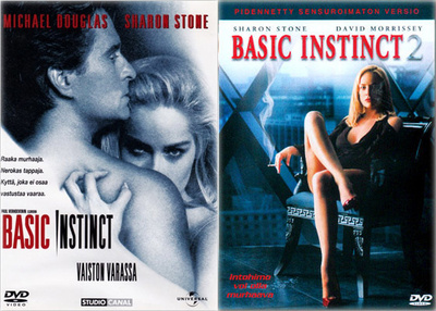 Basic Instinct 1 + 2, Sharon Stone, Michael Douglas -- 2xDVD