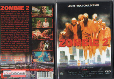 Zombie 2 (10 946) UUSI -DE- DVD tisa farrow audio gb.