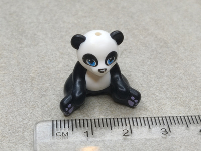 Lego panda karhu istuva