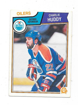 1983-84 OPC #30 Charlie Huddy , Edmonton Oilers RC