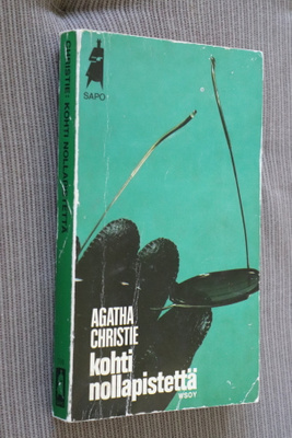 Agatha Christie : Kohti nollapistettä ( SAPO 2.p. 1976 )