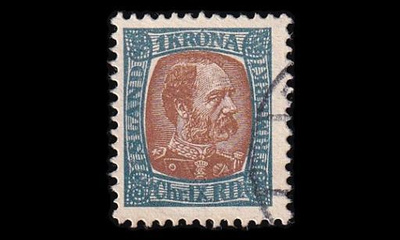 Islanti 45 o Christian IX 1 Kr (1902)