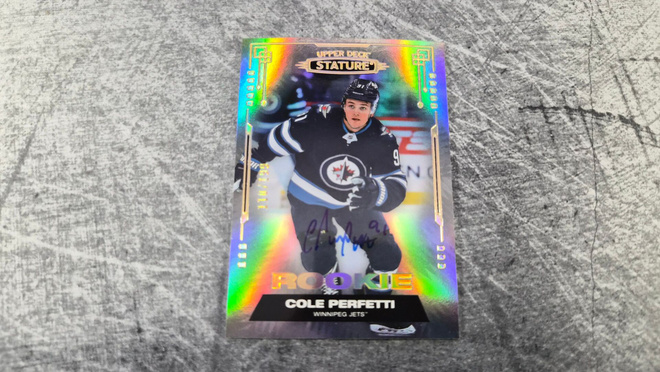 Cole Perfetti 2021-22 Stature Auto /199
