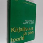 Rene Wellek : Kirjallisuus ja sen teoria - pikkukuva 1