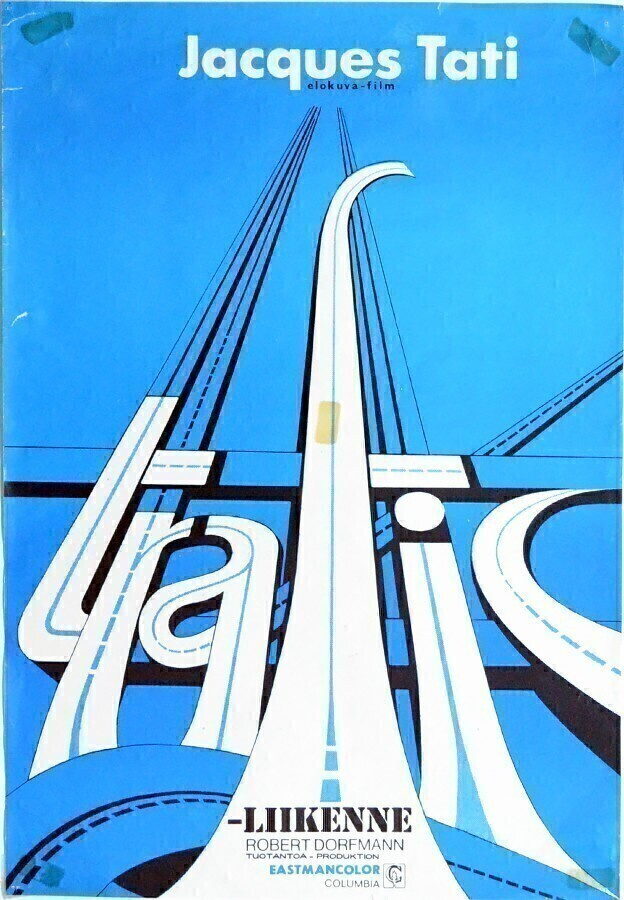 Elokuvajuliste: Trafic - liikenne (Jacques Tati)