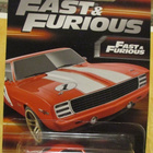 Chevrolet Camaro HT 2D Red 1969 Fast&Furious Hot Wheels 1:64 - pikkukuva 1