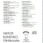 cd, Viktor Klimenko - Tähtikooste [gospel, folk] - pikkukuva 2