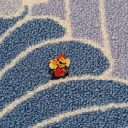 Mario Running With Mushroom Nintendo Pinssi - pikkukuva 1