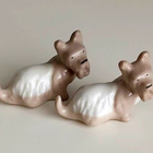 LOMONOSOV KOIRA-FIGUURIT 2 kpl, pituus 5 cm, korkeus 3,7 cm - pikkukuva 1
