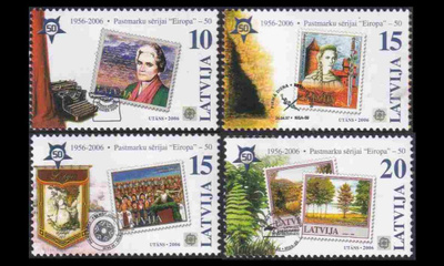 Latvia 652-5 ** Europa-merkit 50v (2006)