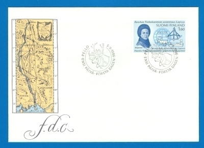 FDC – Lapin astemittausretkik.1736 5.9.1986, Lape no 999