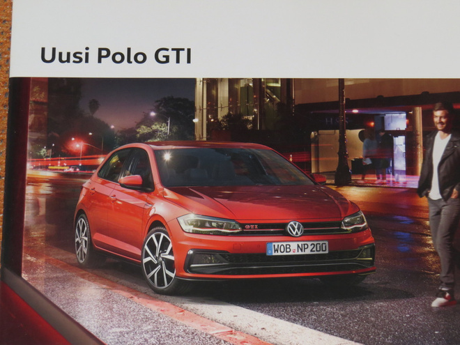 2018 VW Polo GTI esite - suomalainen - KUIN UUSI