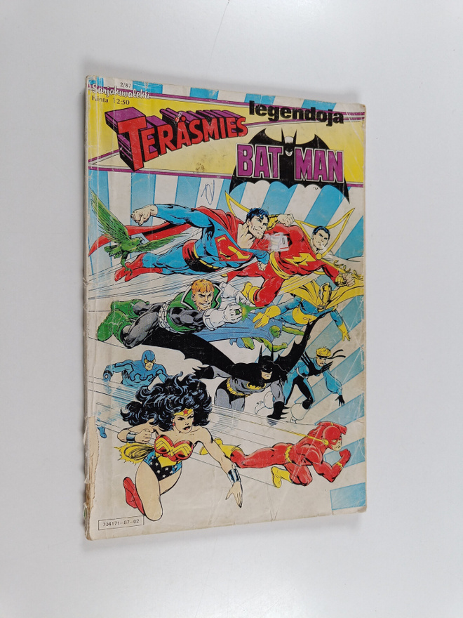 Sarjakuvalehti 2/87 Legendoja: Teräsmies ja Batman