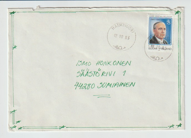 Postileima, HAUKIVUORI 12.10.1983