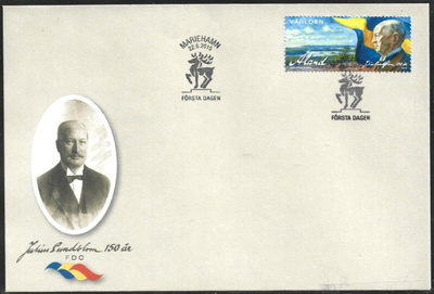 FDC Åland 2015  Julius Sundblom 150 v  LaPe ÅL 398