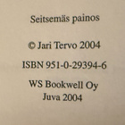 MYYRÄ, Jari Tervo (7. PAINOS 2004) - pikkukuva 3