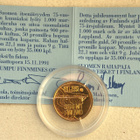 Kultaraha, Suomi 75 vuotta 1000 markkaa juhlaraha 1917–1992, - pikkukuva 3