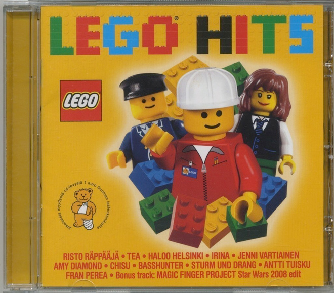 LEGO HITS – Kokoelma-CD 2008 - Risto Räppääjä, Nightwish ym.
