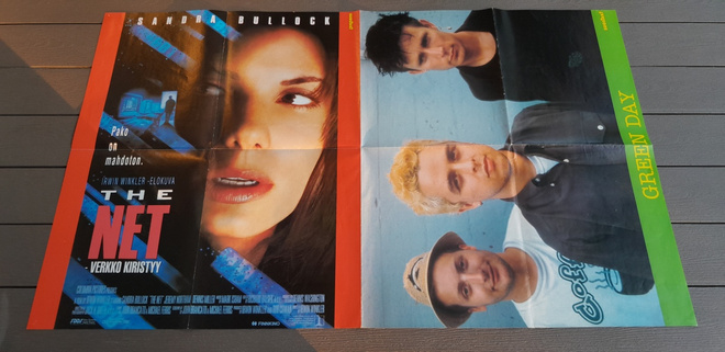 Green Day / The Net (Sandra Bullock) / Jamie Walters Juliste