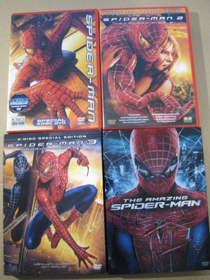 SPIDER-MAN PAKETTI ( 4 elokuvaa )