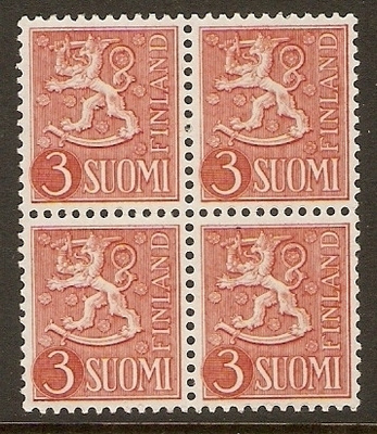 Suomi 1954, 3 mk leijona M54