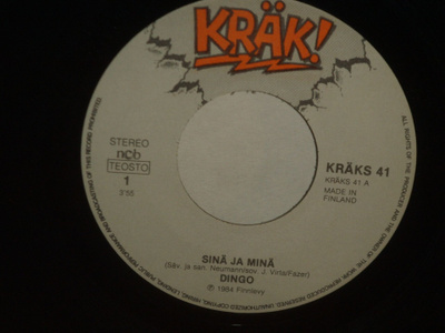 Dingo 7" Sinä ja minä/Lakatut varpaankynnet