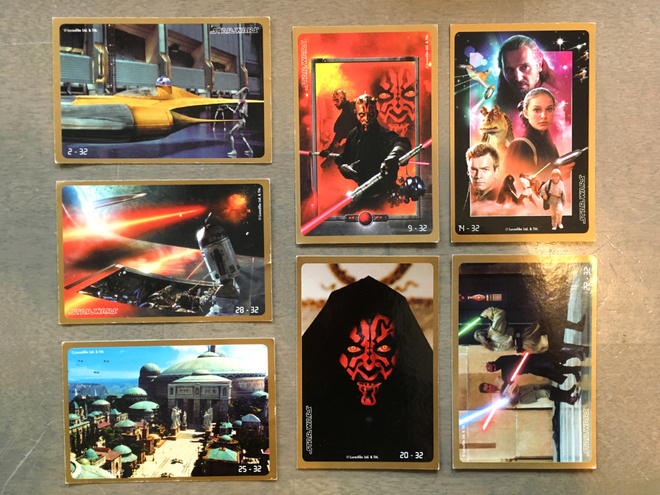 Star Wars Episode 1 tarrat 7kpl (Crazy Planet 1999)