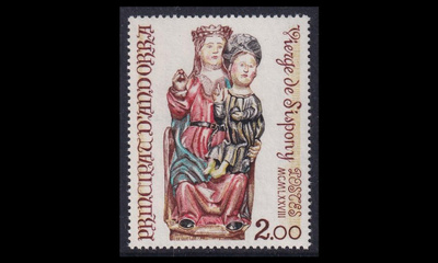 Andorra Fr 292 ** Uskonnollinen taide (1978)