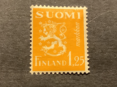 177 / 1932 M30 Leijona keltainen 1,25 mk ** postituore