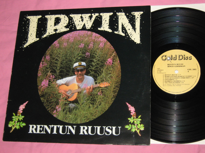 IRWIN GOODMAN - Rentun Ruusu - LP 1988  EX