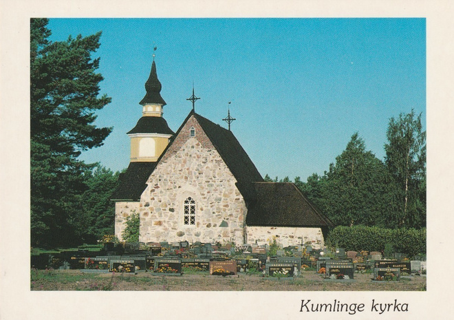 KIRKKOKORTTI - ÅLAND - KUMLINGEN KIRKKO - 4