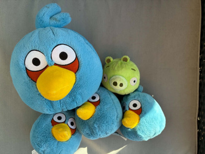 Angry Birds pehmoleluja 5 kpl