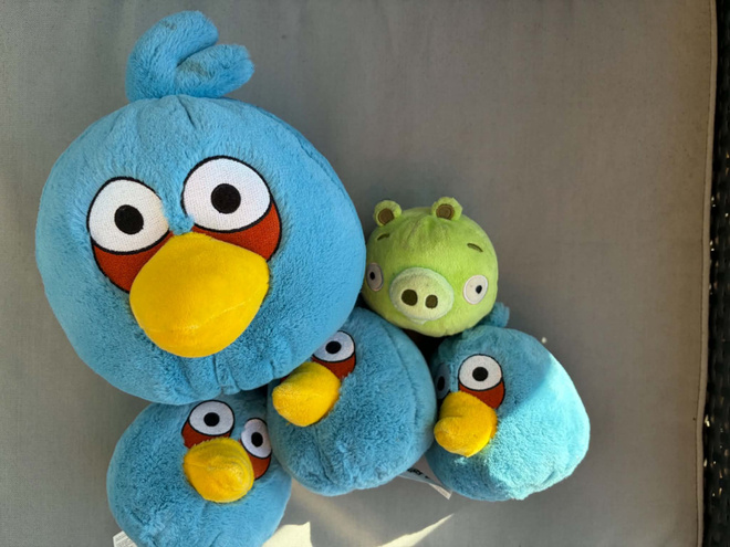 Angry Birds pehmoleluja 5 kpl