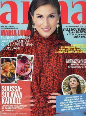 Anna n:o 40 2020 Maria Lund. Mona-Liisa & Ville ja Laura.