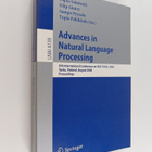 Filip Ginter ym. : Advances in Natural Language Processin... - pikkukuva 1
