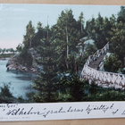 Savonlinna, Olavin kylpylaitoksen puiston portaat, p. 1905 - pikkukuva 1