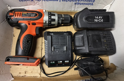 Gern akkuporakone 14,4 V + 2 akkua