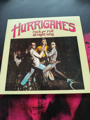 HURRIGANES rock and roll all night long LP gatefold