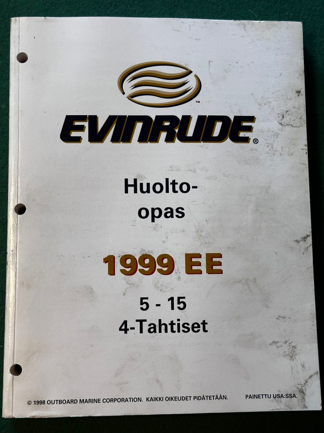 Evinrude 5-15 hevosvoimaisten korjauskirja