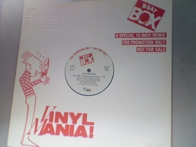 DESTINATION :: YOU AND I :: VINYYLI  MAXI 12" PROMO   1987