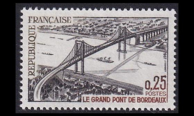 Ranska 1581 ** Bordeauxin silta (1967)