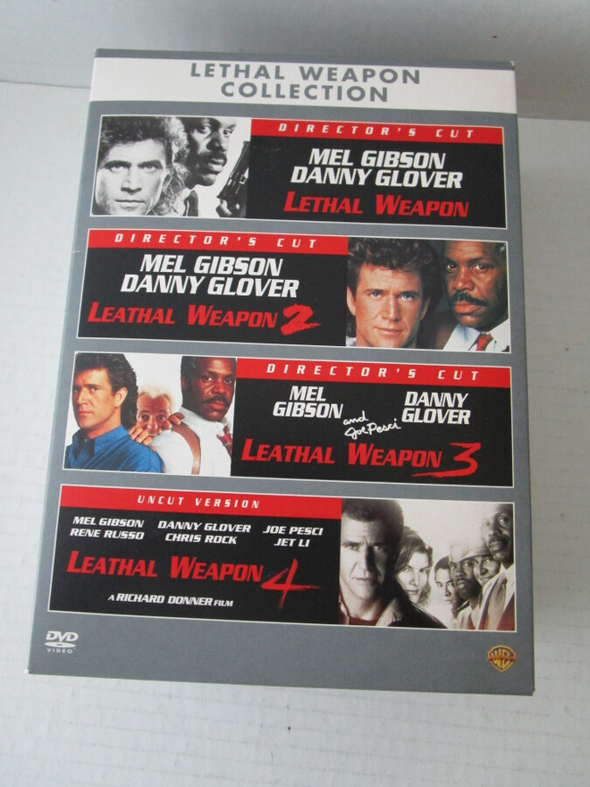 Tappava ase 1-4 Director's cut DVD boksi suomitekstein