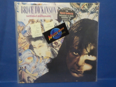 BRUCE DICKINSON - TATTOOED MILLIONAIRE EX-/EX+ GREECE LP