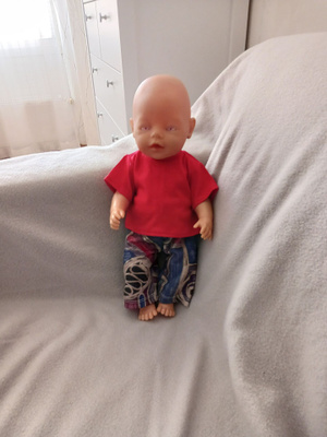Pusero ja housut baby born nukelle.