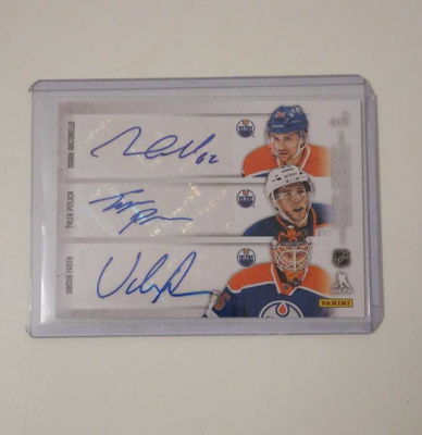 13-14 Contenders Sixes Autograph Oilers & Canucs
